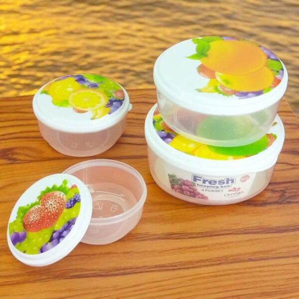 Omega 3-Piece Airtight Storage Container Set – Durable & Versatile